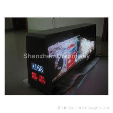 5mm Pixel Pitch Taxi Top LED Display 160160mm with 3500CD B